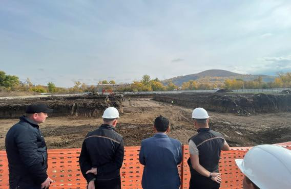 A section in mountainous terrain and an area with a strong gradient were replaced: acute problems were solved during the working visit of the Chairman of the Management Board to VKO