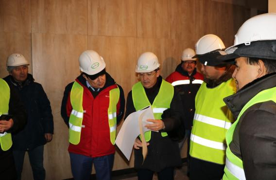 Члены Совета директоров АО «Samruk-Kazyna Construction» посетили ряд объектов в Астане