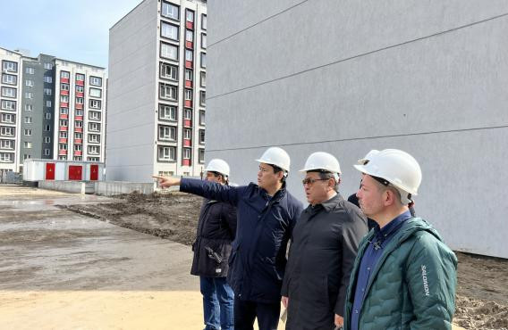 Председатель Правления посетил строящийся жилой комплекс «Аккент» в городе Алматы
