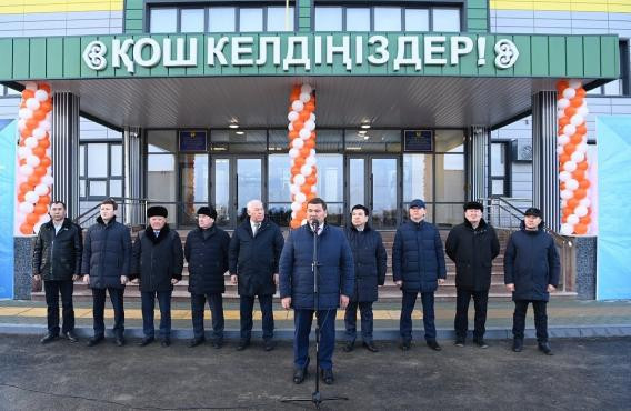 The new year started with a new school for pupils in Zhanaryk village