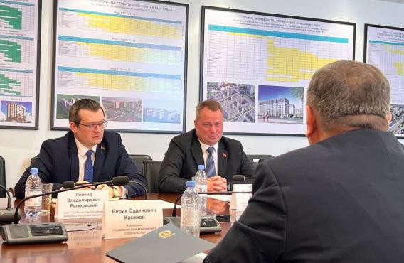В АО «Samruk-Kazyna Construction» состоялась встреча с Чрезвычайным и Полномочным Послом Республики Беларусь в Республики Казахстан