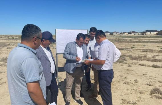 The problem was solved on the spot: in the city of Kulsary, the site for the construction of a comfortable school was displaced