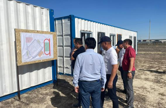 The head of Samruk-Kazyna Construction personally visits problem areas in the regions where comfortable schools will be built